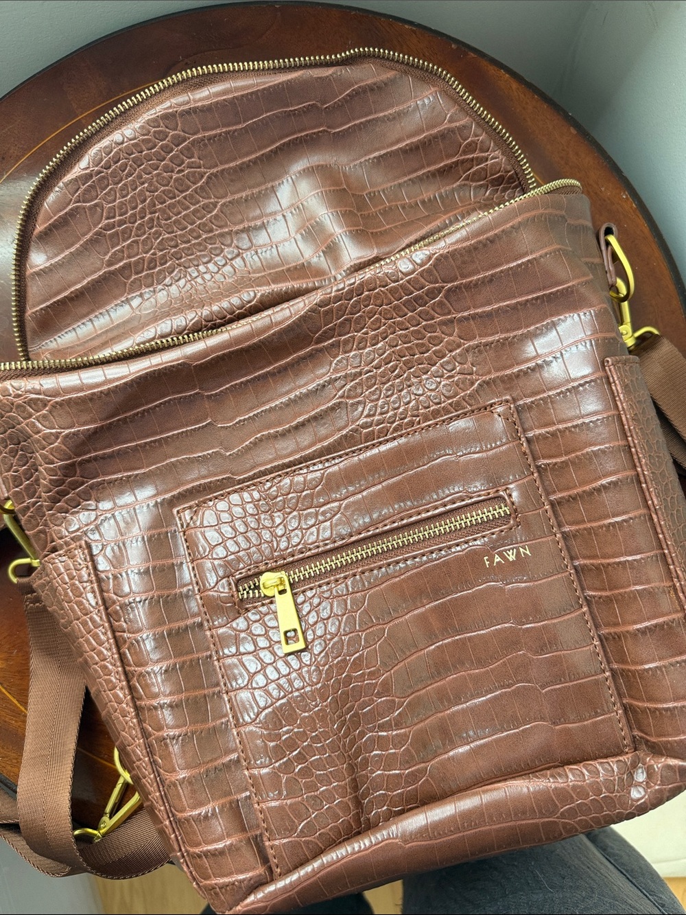 Fawn small backpack diaper bag